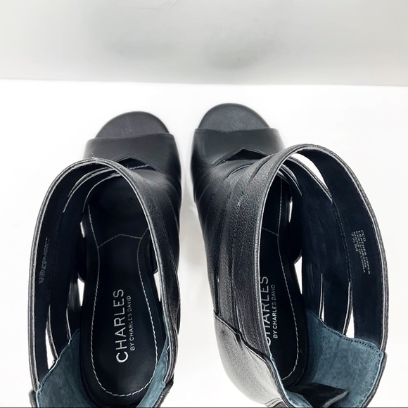 🆕{Charles by Charles David} Leather Gladiator Stiletto’s - Picture 13 of 16